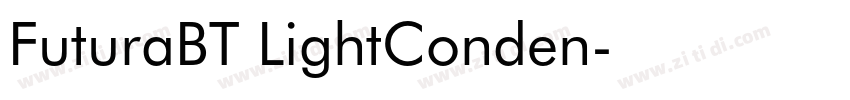 FuturaBT LightConden字体转换